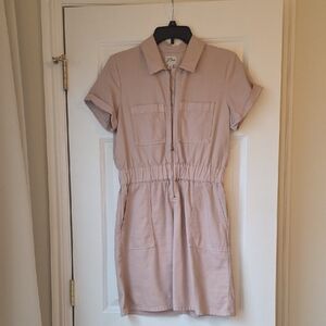 J. CREW Blush Utility Mini Dress